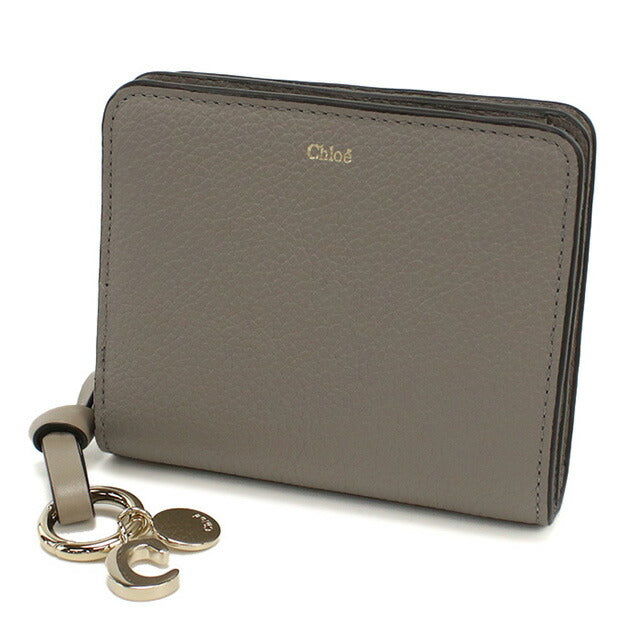 クロエ 二折財布小銭入付き レディース ブランド CHLOE スペイン CHC22WP765F57 CASHMERE GREY グレー系 財布 CHL22WP765F57021