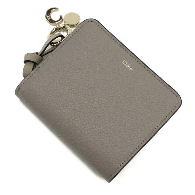 クロエ 二折財布小銭入付き レディース ブランド CHLOE スペイン CHC22WP765F57 CASHMERE GREY グレー系 財布 CHL22WP765F57021
