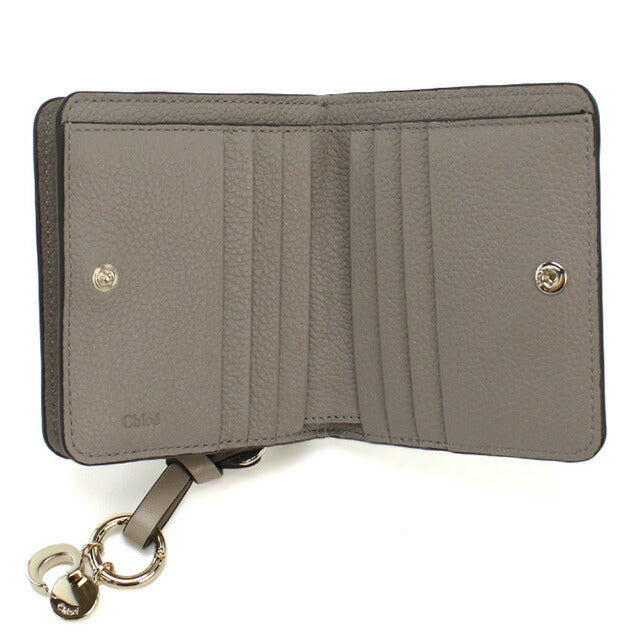 クロエ 二折財布小銭入付き レディース ブランド CHLOE スペイン CHC22WP765F57 CASHMERE GREY グレー系 財布 CHL22WP765F57021