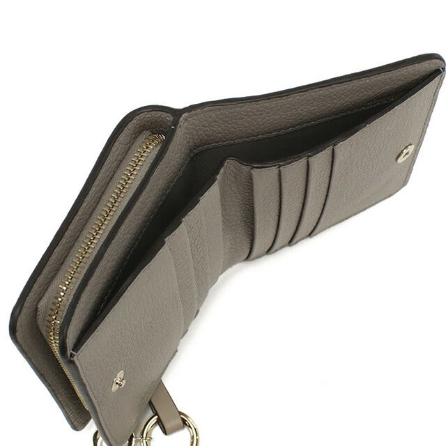 クロエ 二折財布小銭入付き レディース ブランド CHLOE スペイン CHC22WP765F57 CASHMERE GREY グレー系 財布 CHL22WP765F57021