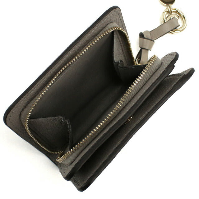 クロエ 二折財布小銭入付き レディース ブランド CHLOE スペイン CHC22WP765F57 CASHMERE GREY グレー系 財布 CHL22WP765F57021