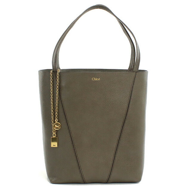 クロエ トートバッグ レディース ブランド CHLOE レザー CHC25SS811N84 グレー バッグ CHL25SS811N84021