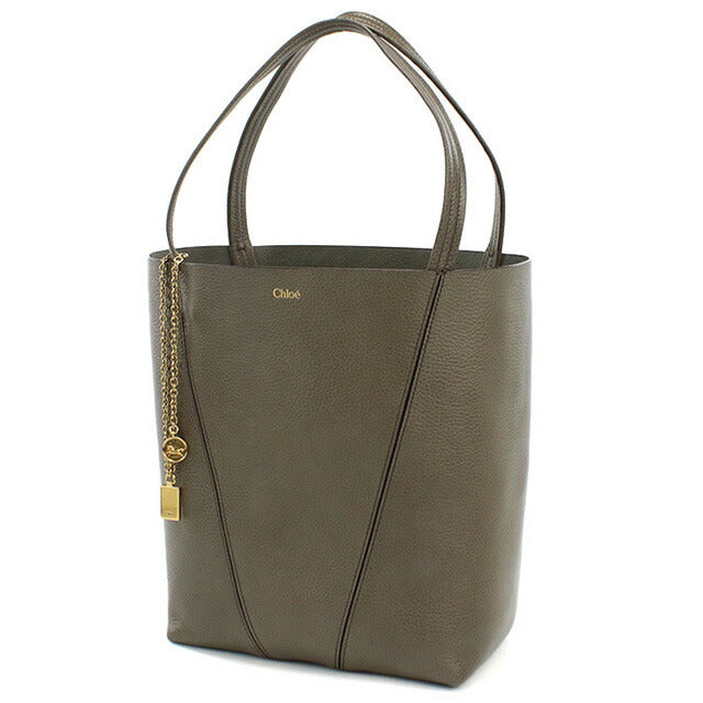クロエ トートバッグ レディース ブランド CHLOE レザー CHC25SS811N84 グレー バッグ CHL25SS811N84021