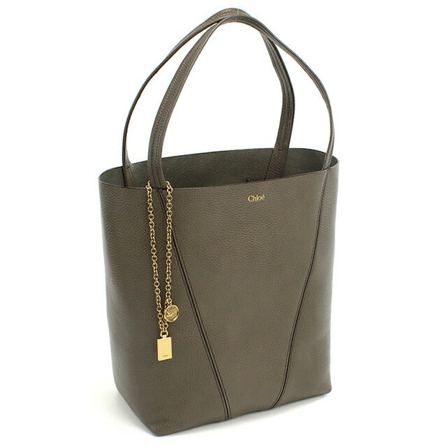 クロエ トートバッグ レディース ブランド CHLOE レザー CHC25SS811N84 グレー バッグ CHL25SS811N84021