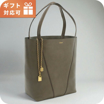 クロエ トートバッグ レディース ブランド CHLOE レザー CHC25SS811N84 グレー バッグ CHL25SS811N84021