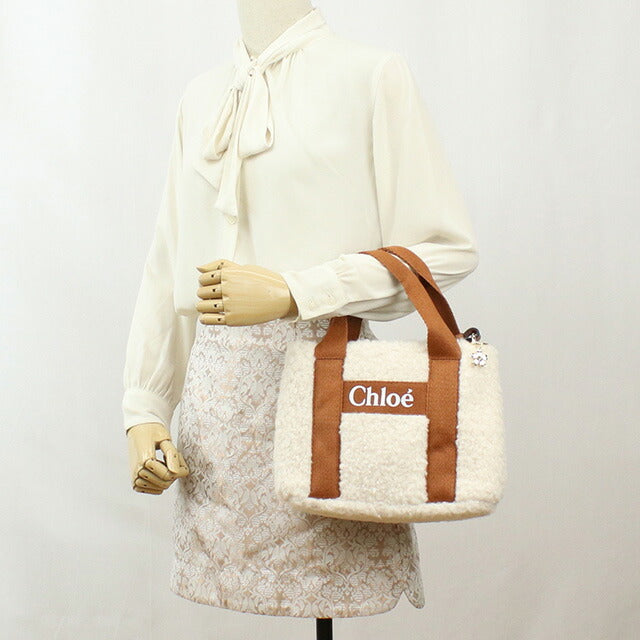 クロエ ハンドバッグ レディース ブランド CHLOE C10323 IVORY ホワイト系 ブラウン系 バッグ CHLC10323021