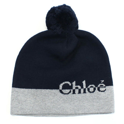 クロエ ニットキャップ ベビー ブランド CHLOE C11195 NAVY ネイビー系 小物 選べるモデル CHLC11195A