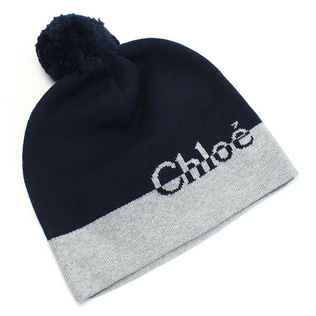 クロエ ニットキャップ ベビー ブランド CHLOE C11195 NAVY ネイビー系 小物 選べるモデル CHLC11195A