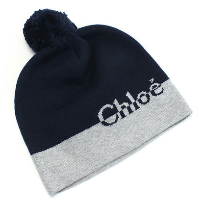 クロエ ニットキャップ ベビー ブランド CHLOE C11195 NAVY ネイビー系 小物 選べるモデル CHLC11195A