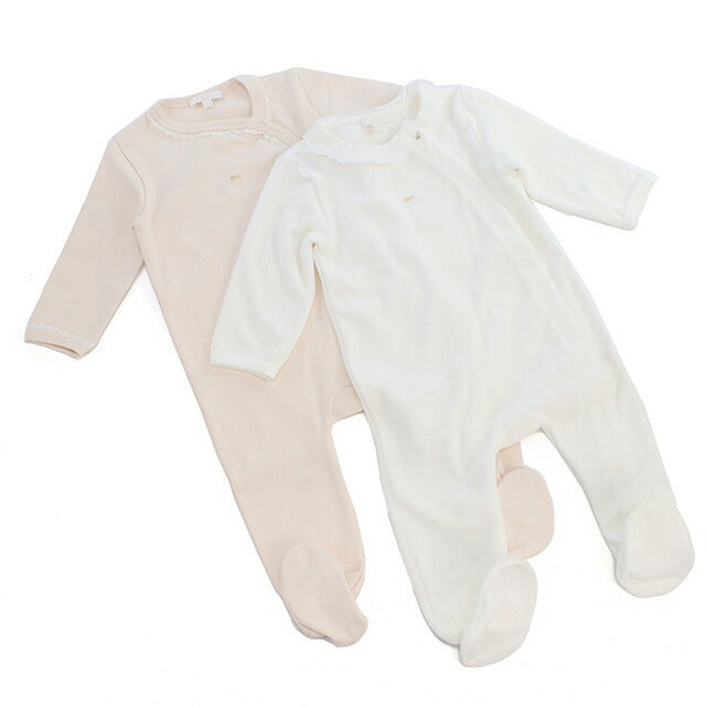 クロエ カバーオール ベビー ブランド CHLOE チュニジア C98260 PINK WHITE　ホワイト系、ピンク系 ウェア 選べるモデル CHLC98260A