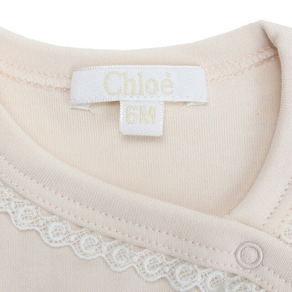 クロエ カバーオール ベビー ブランド CHLOE チュニジア C98260 PINK WHITE　ホワイト系、ピンク系 ウェア 選べるモデル CHLC98260A
