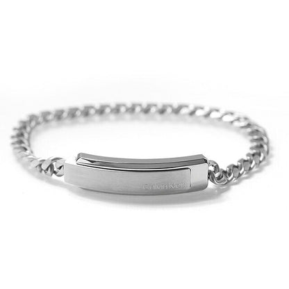 カルバンクライン ブレスレット メンズ ブランド Calvin Klein ICONIC ID プレート 35000048 シルバー アクセサリー CK-35000048