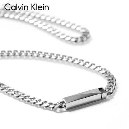 カルバンクライン ネックレス メンズ ブランド CALVIN KLEIN ICONIC ID 35000055 シルバー アクセサリー CK-35000055