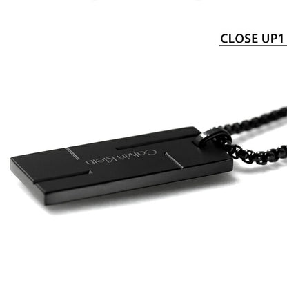カルバンクライン ネックレス メンズ ブランド CALVIN KLEIN GRID プレート 35000059 ブラック アクセサリー CK-35000059