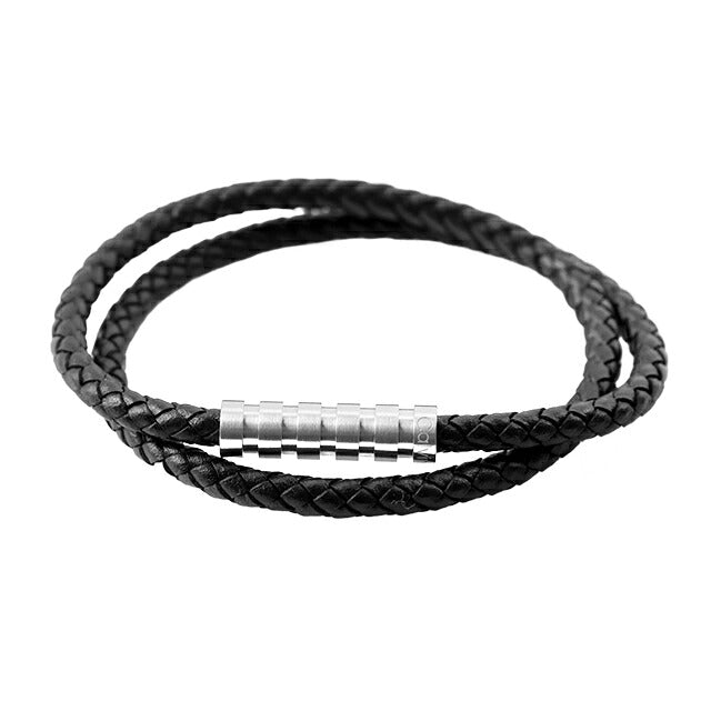 カルバンクライン ブレスレット メンズ ブランド Calvin Klein ブレイデッド 35000093 ブラック 黒 アクセサリー CK-35000093