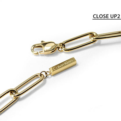 カルバンクライン ネックレス レディース ブランド Calvin Klein アシンメトリカル ペンダント 35000537 ゴールド アクセサリー CK-35000537