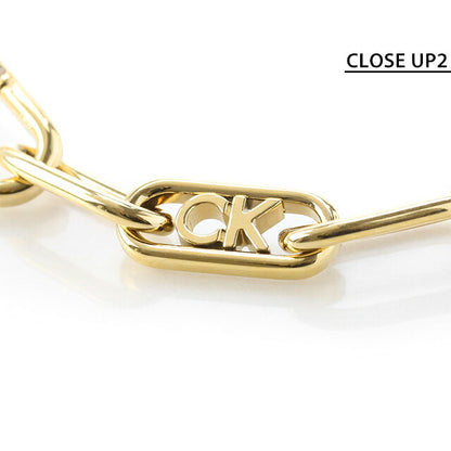 カルバンクライン ブレスレット レディース ブランド Calvin Klein アシンメトリカル 35000543 ゴールド アクセサリー CK-35000543