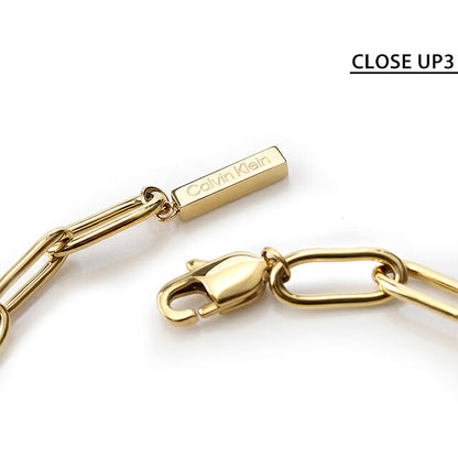 カルバンクライン ブレスレット レディース ブランド Calvin Klein アシンメトリカル 35000543 ゴールド アクセサリー CK-35000543