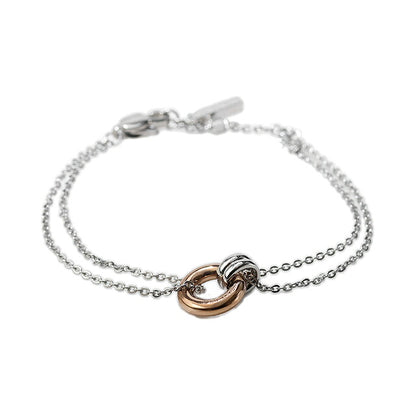 カルバンクライン ブレスレット レディース ブランド Calvin Klein デュアリティ 35000633 シルバー ローズゴールド アクセサリー CK-35000633