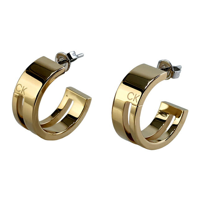 カルバンクライン ピアス レディース ブランド Calvin Klein ジオメトリック スタッド 両耳用 35000676 ゴールド アクセサリー CK-35000676