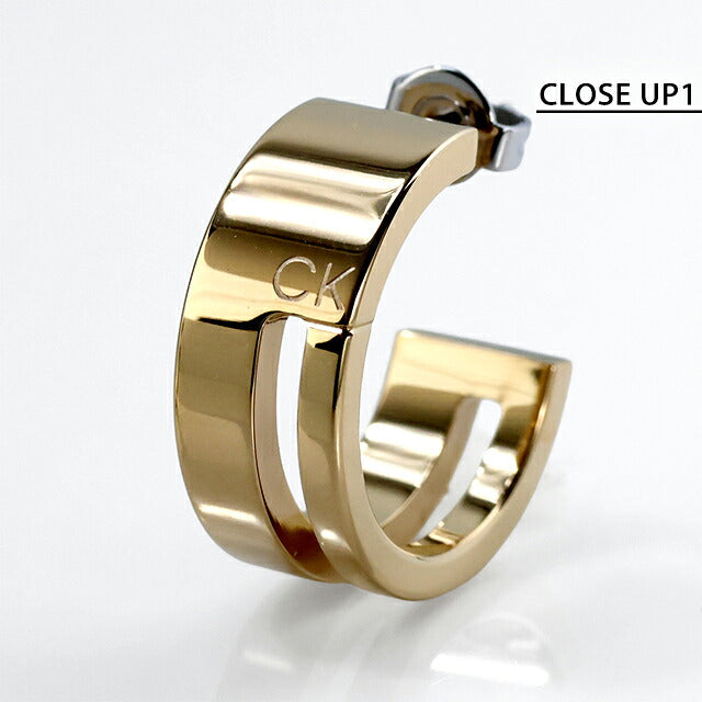 カルバンクライン ピアス レディース ブランド Calvin Klein ジオメトリック スタッド 両耳用 35000676 ゴールド アクセサリー CK-35000676