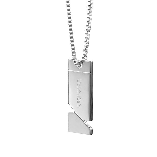 カルバンクライン ネックレス メンズ ブランド CALVIN KLEIN ELECTRCIC プレート 35100001 シルバー アクセサリー CK-35100001