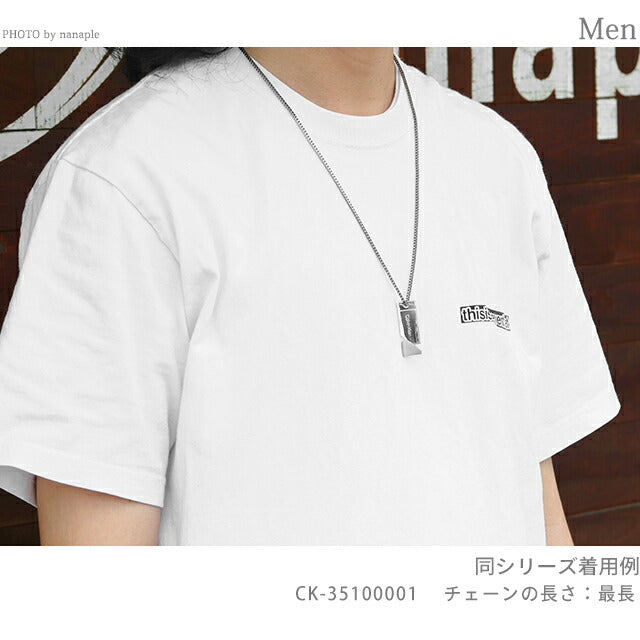 カルバンクライン ネックレス メンズ ブランド CALVIN KLEIN ELECTRCIC プレート 35100001 シルバー アクセサリー CK-35100001