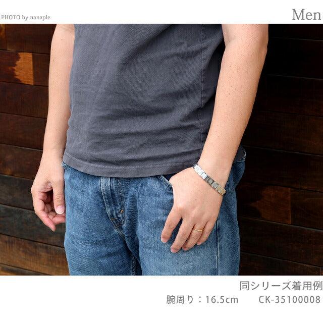 カルバンクライン ブレスレット メンズ ブランド CALVIN KLEIN ENHANCE 35100008 シルバー アクセサリー CK-35100008
