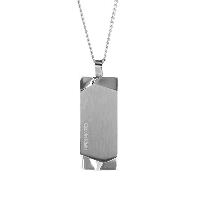 カルバンクライン ネックレス メンズ ブランド CALVIN KLEIN MAGNIFY プレート 35100011 シルバー アクセサリー CK-35100011