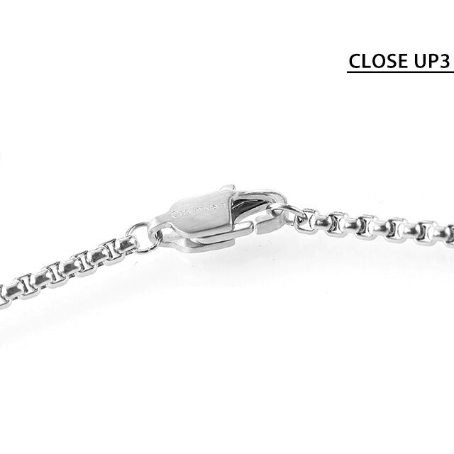 カルバンクライン ネックレス メンズ ブランド CALVIN KLEIN METALLIC WAVES プレート 35100033 シルバー アクセサリー CK-35100033