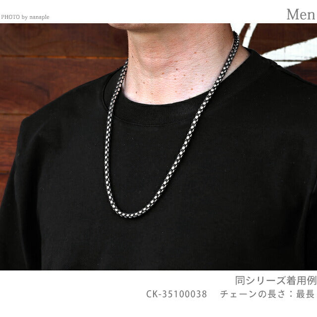 カルバンクライン ネックレス メンズ ブランド CALVIN KLEIN FUSED 35100038 シルバー ブラック アクセサリー CK-35100038