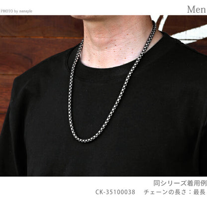 カルバンクライン ネックレス メンズ ブランド CALVIN KLEIN FUSED 35100038 シルバー ブラック アクセサリー CK-35100038