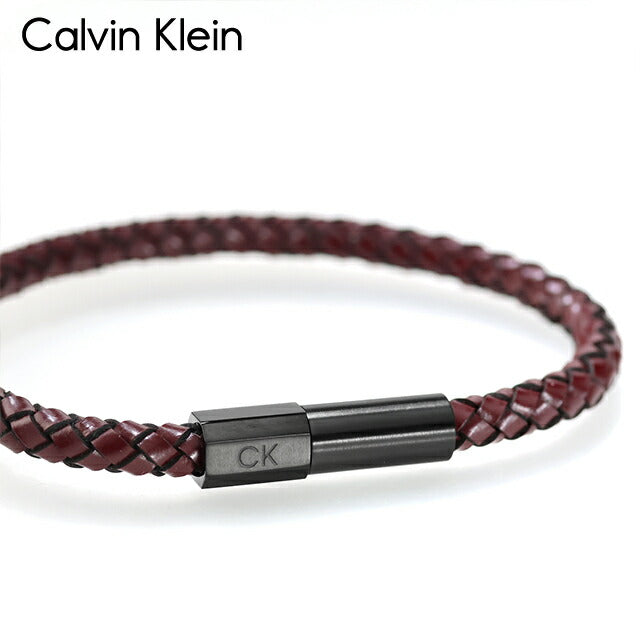 カルバンクライン ブレスレット メンズ ブランド CALVIN KLEIN INDUSTRIAL FACETS 35100045 ボルドー アクセサリー CK-35100045