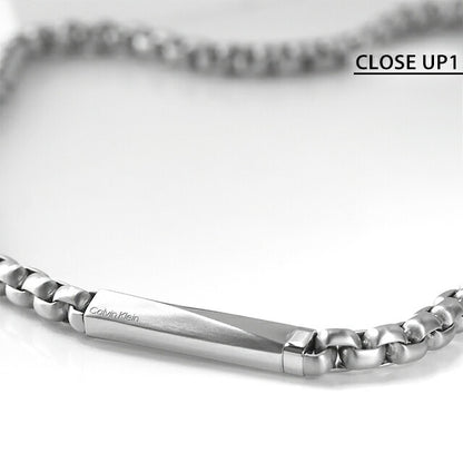 カルバンクライン ネックレス メンズ ブランド CALVIN KLEIN ICONIC ID 35100054 シルバー アクセサリー CK-35100054