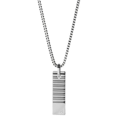 カルバンクライン ネックレス メンズ ブランド CALVIN KLEIN PARALLEL プレート 35100085 シルバー アクセサリー CK-35100085