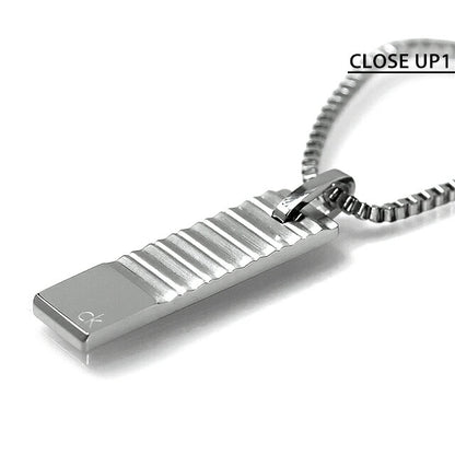 カルバンクライン ネックレス メンズ ブランド CALVIN KLEIN PARALLEL プレート 35100085 シルバー アクセサリー CK-35100085