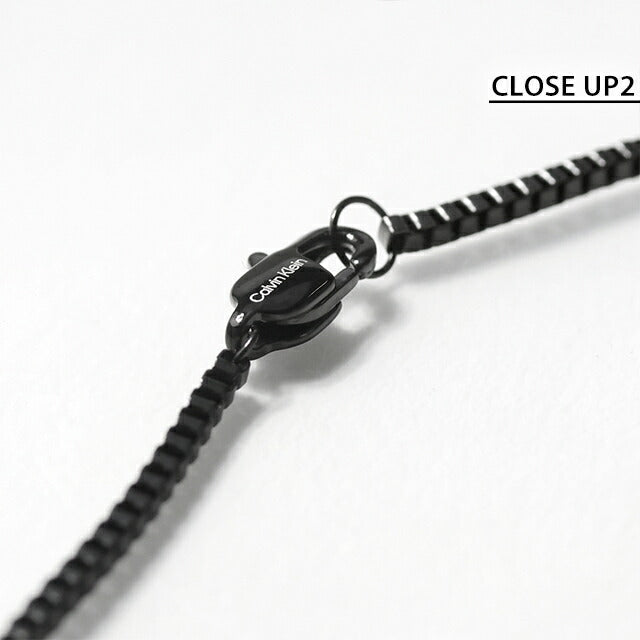 カルバンクライン ネックレス メンズ ブランド CALVIN KLEIN PARALLEL プレート 35100086 ブラック アクセサリー CK-35100086