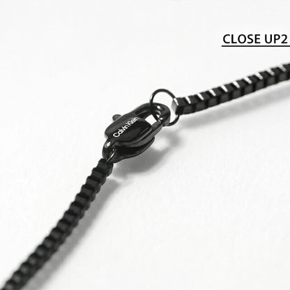 カルバンクライン ネックレス メンズ ブランド CALVIN KLEIN PARALLEL プレート 35100086 ブラック アクセサリー CK-35100086
