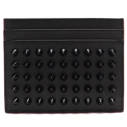 クリスチャン ルブタン カードケース レディース CALF PARIS/SPIKES カーフ イタリア 3165091 BLACK-BLACK ブラック 財布 CLO316509101