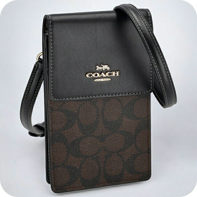 コーチ ショルダーバッグ レディース ブランド COACH シグネチャー CM234 IMAA8 1 ブラウン/ブラック CM234-IMAA8-1