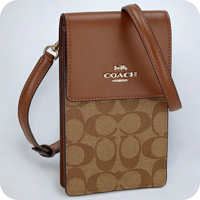 コーチ ショルダーバッグ レディース ブランド COACH シグネチャー CM234 IME74 1 カーキ/サドル 2 CM234-IME74-1