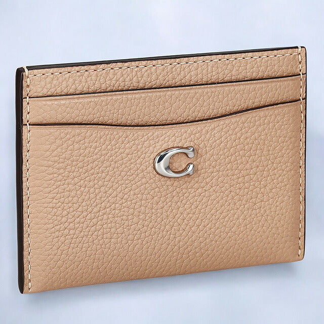 コーチ カードケース レディース ブランド COACH レザー CM436 LHWFT ベージュピンク系 CM436-LHWFT