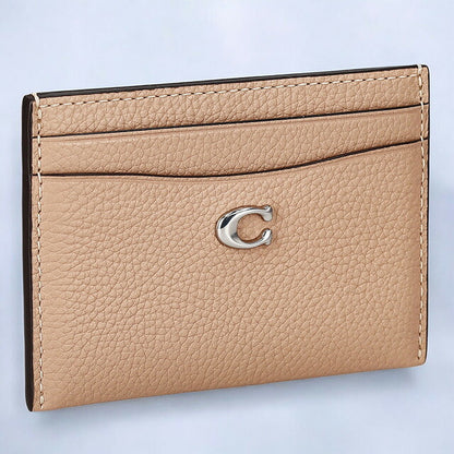 コーチ カードケース レディース ブランド COACH レザー CM436 LHWFT ベージュピンク系 CM436-LHWFT