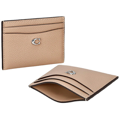 コーチ カードケース レディース ブランド COACH レザー CM436 LHWFT ベージュピンク系 CM436-LHWFT