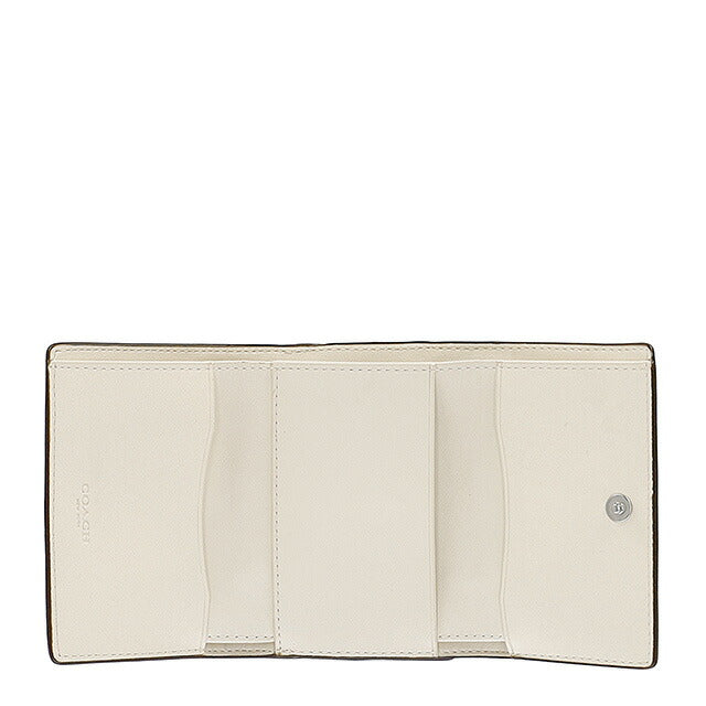 コーチ 三つ折り財布 レディース ブランド COACH CM761 ライトカーキ/チョーク CM761-SIGHA-1