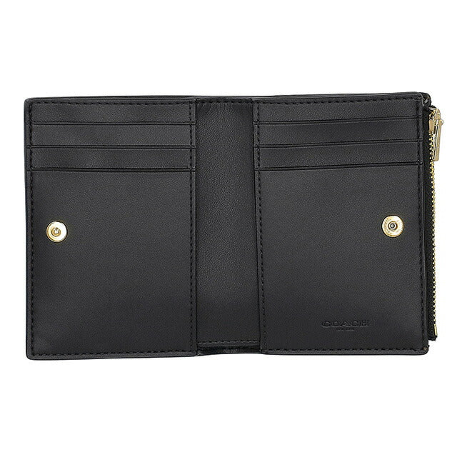 コーチ 二つ折り財布 レディース ブランド COACH CM852 ダークブラウン CM852-IMAA8-1