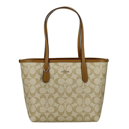 コーチ トートバッグ レディース ブランド COACH CN733 IMNLJ ライトベージュ/ライトブラウン 軽量 手提げ 高級 おしゃれ プレゼント 女性 実用的 かわいい