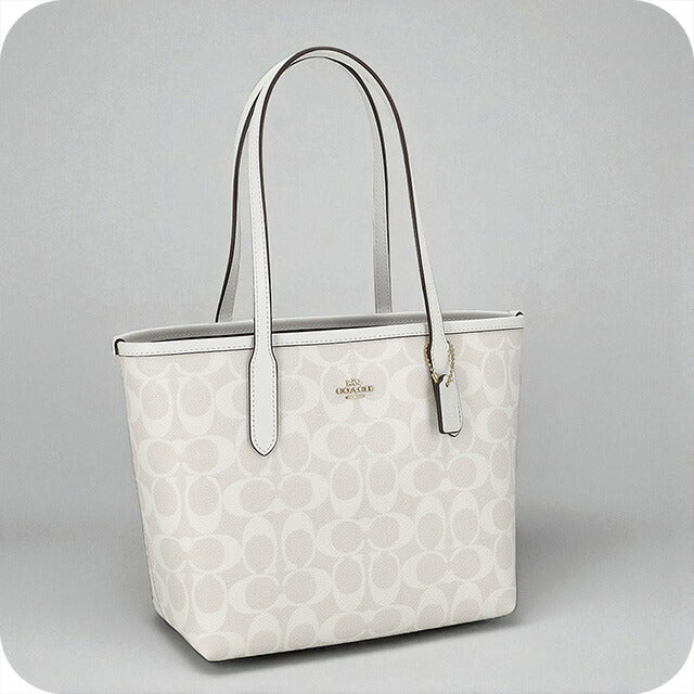 コーチ トートバッグ レディース ブランド COACH CN733 グレイシャーホワイト CN733-IMRFF-1