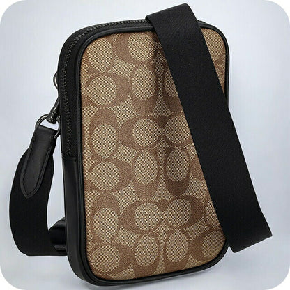 コーチ ショルダーバッグ レディース ブランド COACH シグネチャー CO912 QBKHA 1 カーキ ブラック CO912-QBKHA-1