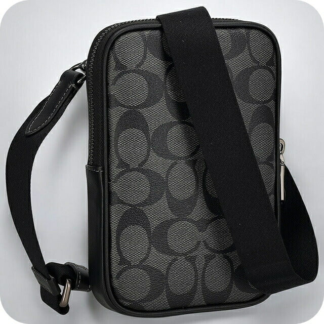 コーチ ショルダーバッグ レディース ブランド COACH シグネチャー CO912 QBMI5 1 チャコール/ブラック CO912-QBMI5-1